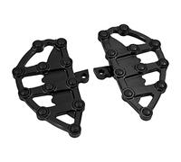 HDBUBALUS Motorrad Hinten Passagier Trittbretter Floorboard Passagier Fußrasten Fußrasten Fit Für Harley mit männlichen Mount-Stil Fußrasten Stützen Schwarz