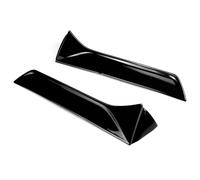 HDHCSCAGH Heckspoiler-Splitter für Seat Leon 5F FR Mk3 MK3.5 Seden 2013-2021, Paar Auto Heckscheibe Seitenspoiler Lippenflügel Autoteile, ABS-Kunststoff, glänzend Schwarz