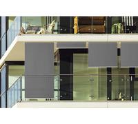 HDPE Außenrollo Sonnenrollo grau 160x240 cm