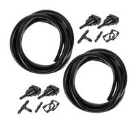 HEALEEP 2stücke Scheibenwaschschlauch Für Scheibenwaschanlage Ersatz-schlauch Aus Kunststoff Und Gummi Für Kraftfahrzeuge Passgenau Und Langlebig