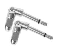 Healvian 2 Stück Hydraulik Wagenheber Kardanwellen Teile 16mm Quadratisch 143mm Lang Horizontale Universelle Gelenkwelle mit Absenkschalter Metall Ersatzteile für Anhängerheber