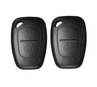 Heart Horse 2 Tasten Keyless Fernbedienung Schlüsselgehäuse Gehäuse Schlüsselanhänger Kompatibel mit Opel Movano Vivaro Renault Traffic Kangoo Nissan Primastar (Keine Klinge) (2 Stück ohne Klinge)
