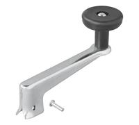 Kurbel Hebel Stützrad 35mm Bugrad Deichselrad länge 135mm für Anhänger Wohnwagen