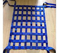 Hebeschlingennetz, Nylon-Gurtband Zum Heben Von Cargo-Strop-Netzen, Kletternetzleiter, 1 Tonne Tragfähigkeit Nützlich Zum Laden Und Entladen Von Waren, Strapazierfähige Zurrgurte (Farbe : Blau, Größ