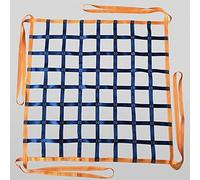 Hebeschlingennetz, Nylon-Gurtband Zum Heben Von Cargo-Strop-Netzen, Kletternetzleiter, 1 Tonne Tragfähigkeit Nützlich Zum Laden Und Entladen Von Waren, Strapazierfähige Zurrgurte (Farbe : Blue Orange