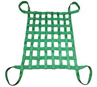 Hebeschlingennetz, Nylon-Gurtband Zum Heben Von Cargo-Strop-Netzen, Kletternetzleiter, 1 Tonne Tragfähigkeit Nützlich Zum Laden Und Entladen Von Waren, Strapazierfähige Zurrgurte (Farbe : Grün, Größ