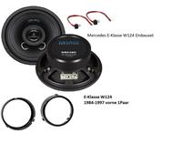 Heck Lautsprecher Set Crunch für Mercedes E-Klasse W124 1984 - 1997 1 Paar