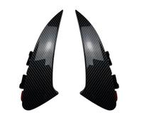 Heckflügel Für Mercedes Für Benz CLA C Klasse C118 CLA180 CLA35 CLA45 CLA200 CLA250 2020 + Hinten Stoßstange Seite Canards Splitter Dachspoiler(Kohlenstoff)
