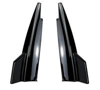 Heckflügel Hinten Stoßstange Diffusor Splitter Canard Spoiler Für Mercedes Für Benz CLA Klasse C117 W117 AMG CLA45 2013-2019 Auto Zubehör Auto Heckspoiler(Glänzend schwarz)