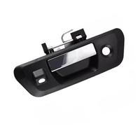 Heckklappe Taster Kompatibel Mit Nissan Für Navara D23 Für NP300 2015 2016 2017 2018, Heckklappen-Türgriffschalterabdeckung Mit Kamera-Schlüsselloch(Silver,With Hole)