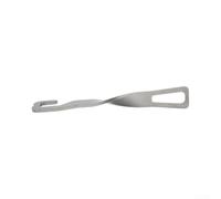 Heckklappen-Aufsteller Edelstahl 10cm Einbruchschutz(Without case) | Einbruchschutz, nur bei entriegeltem Fahrzeug entfernbar, sicherer Halt, silbernes Design