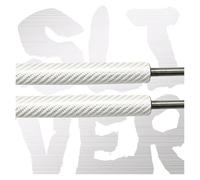 Heckklappenaufsteller 2 Stück Heckklappendämpfer Für A3/für S3/für RS3 Sportback 2004-2013 Kofferraum-Gasaufladung Hebeunterstützung(Silver Carbon Fiber)