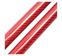 Heckklappenaufsteller Für Ford Für Fiesta Für Mk7 Für Mk7.5 Fließheck 2008-2017 Hinten Heckklappe Trunk Boot Lift Unterstützt Schock Dämpfer Stangen(Red Carbon Fiber)