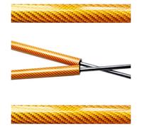 Heckklappenaufsteller Heckklappe Streben Für Toyota Für FJ Für Cruiser Für RHD SUV 2010-2022 Stamm Boot Lift Unterstützt Dämpfer Stange(Orange carbon fiber)