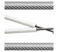 Heckklappenaufsteller Stützstreben Für Den Hinteren Heckklappenlift Für Hyundai Für Terracan Für HP 2001-2007 Kofferraumzylinder Stange 2 Stück(Silver Carbon Fiber)