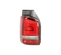 HELLA 2SK 010 318-091 Heckleuchte - Glühlampe - getönt/glasklar/rot - für u.a. VW T5 (7HB,7HJ,7EB,7EJ,7EF,7EG,7HF,7EC) - ECE/CCC - links