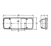 Heckleuchte HELLA 2VP 003 567-121
