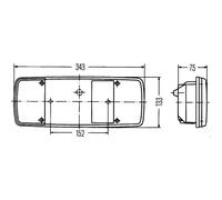 Heckleuchte HELLA 2VP 003 567-121