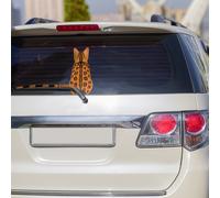 Heckscheibenaufkleber Katze Fun Sticker Heckscheibe Scheibenwischer KX096-01