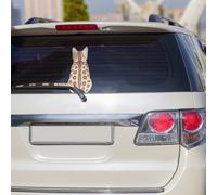 Heckscheibenaufkleber Katze Fun Sticker Heckscheibe Scheibenwischer KX096-02