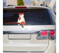 Heckscheibenaufkleber Katze Fun Sticker Heckscheibe Scheibenwischer KX096-05