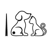 Heckscheibenwischer-Aufkleber mit Hund und Katze, einzigartig, niedlich | Wasserdichte, kreative Humor-Auto-Heckglas-Außendekoration für Auto-Außenzubehör, Auto-Rückscheiben-Dekoration