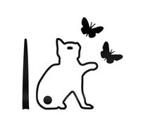 Heckscheibenwischer-Aufkleber mit Hund und Katze, einzigartig, niedliches | Scheibenwischer-Aufkleber für Auto-Außenzubehör, Stoßstangen-Aufkleber, Autofenster-Aufkleber, LKW-Heckklappe