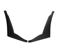 Heckspoiler Auto Seite Kotflügel Flossen Spoiler Kinn Rock Schutz Vorne Hinten Stoßstange Lip Splitter Für Mercedes Für Benz CLA GLA AB Klasse Für W117 Für C117 Kofferraumspoiler(Schwarz glänzend)