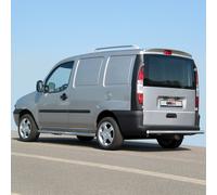 Heckspoiler Dachspoiler für Fiat Doblo 2000-2010 Hecktür Silber 1tlg