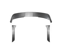 Heckspoiler Für Seat Für Leon 5F Für FR MK3 5 Tür 2013-2019 Auto Hinten Dach Spoiler Stamm Flügel Lip Fenster Seite Auto Spoiler Wing(Kohlefaser-Look)