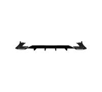 Heckstoßstange Für VW Für Tiguan MK3 Für 2024 + Spoiler Platte Untere Schutz Schutz Abdeckung Körper Kit Tuning Hinten Stoßstange Diffusor Lip Diffusor(Glossy Black)