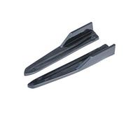 Heckstoßstangen-Seitenschweller Spoiler Canards Kotflügelverzierungen ABS-Karosseriebausätze Für Toyota Für Camry 9. Generation 2024 2025 Auto-Seitenschweller(Kohlefaser-Optik)