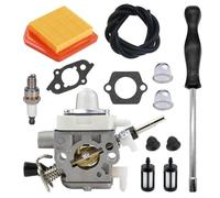 HEIBTENY Vergaser-Set, für FS240 FS260 FS360C FS410C Bürste, 41471200625 Ersatzteil mit Luftfilter-Funkendichtungen, Kraftstoffleitungswerkzeugen
