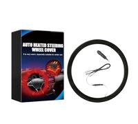 Heizung Auto-Lenkradbezug, Lenkradheizung, 12V Handwärmender Lenkradschutz, Schnell Erwärmender, Ideal Für Tägliche Fahrten, Langstrecken, Geschenk Für Liebe Menschen
