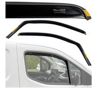 HEKO - Kompatibel mit Volkswagen VW Caddy 2004-2020 Seitenscheiben-Windabweiser; Vorne; 2 Stk.; Regenabweiser, Windabweiser, Getönt, Stromlinienförmig; Einfache Montage; Schutz vor Wind und Regen