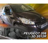 HEKO Windabweiser Regenabweiser für PEUGEOT 208 I 3-türig 2012-2019 2tlg