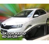 HEKO Windabweiser Regenabweiser für SKODA RAPID / SPACEBACK 5-türig 2012- 2tlg