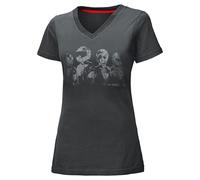 Held Be Heroic Damen T-Shirt, dunkelgrau/hellgrau, Größe XL
