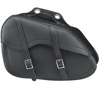 HELD Cruiser Drop Bag Satteltasche aus Leder schwarz