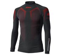 Held Damen Funktionsshirt 3D-Skin Warm Top, schwarz-rot Größe: XXL