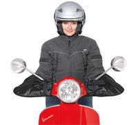 Held Lenkerstulpen Roller & Motorroller, Winter Fleece Handwärmer und Nässeschutz für Herren und Damen aus Heros-Tec Gewebe 400D, Reflex Einsätzen, Motorrad Zubehör für Motorradhanschuhe, Schwarz