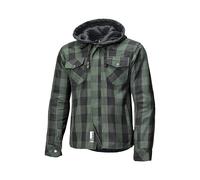 Held Lumberjack II Motorradjacke Flanellhemd Gr. S - Schwarz Grün