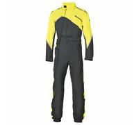 Held Monsun II 1-Teiler Motorrad Regenkombi, schwarz/gelb, L