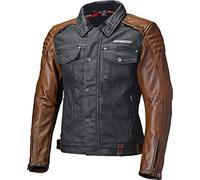 Held Motorradjacke mit Protektoren Motorrad Jacke Jester Urban Jacke schwarz/braun XXL, Herren, Chopper/Cruiser, Sommer, Leder/Textil