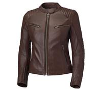 Held Robin Damen Motorrad Lederjacke, braun, Größe 46