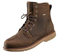 Held robuste Motorrad Biker Boots Saxton Gore-Tex® Braun mit Schnürung, 50