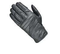 Held Rodney II - Urban Motorrad Handschuhe Herr - Leder Motorradhandschuhe Herren Sommer mit Knöchelschutz CE Zertifiziert - Smartphone Touchscreen Bedienung, Coolmax Futter - Schwarz, Größe 7