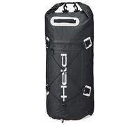 Held Roll-Bag 2 Motorrad Tasche - 100% wasserdichte und Staubdichte Hecktasche Motorrad aus Starkem Tarpaulin mit Reflex-Prints & Roll-Klickverschluss - Größe 40 Ltr. - Schwarz