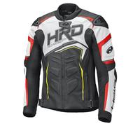 Held SAFER II - Motorrad Lederjacke schwarz-weiss-rot (Lederbekleidungsgröße: 52)