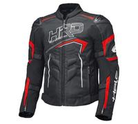 Held SAFER SRX - Sportliche Motorrad Textiljacke schwarz-rot-weiß (Größe: XXL)